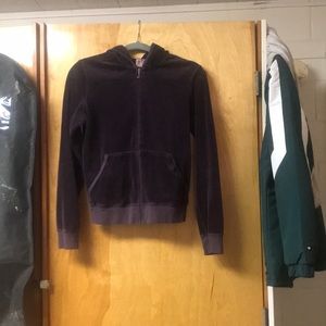Purple zip up hoodie